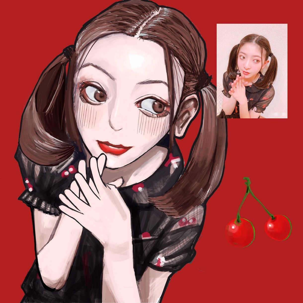 あなたの似顔絵やアイコンを描きます 二種類の絵柄であなたのお手伝いをさせてください！ イメージ4