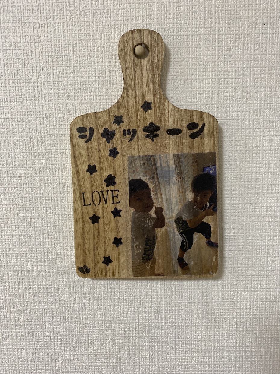 あなたの素敵な想い出を木にプリントさせてもらいます ハンドメイドです手作業にてウッドボードに(転写)します。 イメージ3