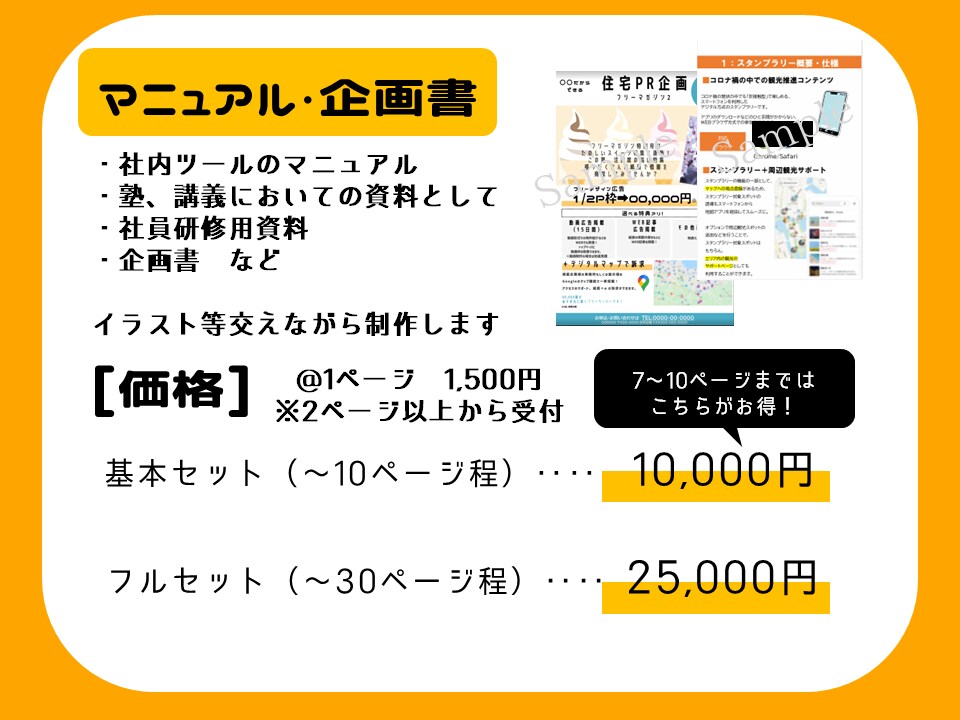 デザイン性有の企画書/資料等制作します ニーズに合わせた各種デザインのご相談受け付けます! イメージ2