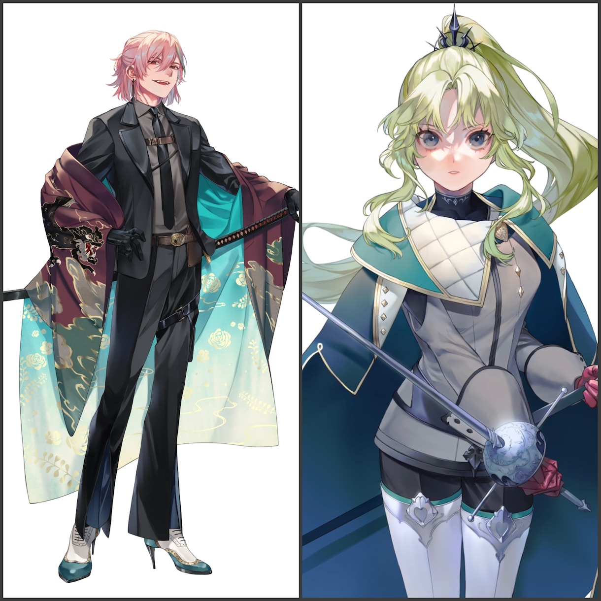 華やかなイラスト制作します 企業実績多数！アイコンやヘッダー、一枚絵、立ち絵、表紙などに イメージ4
