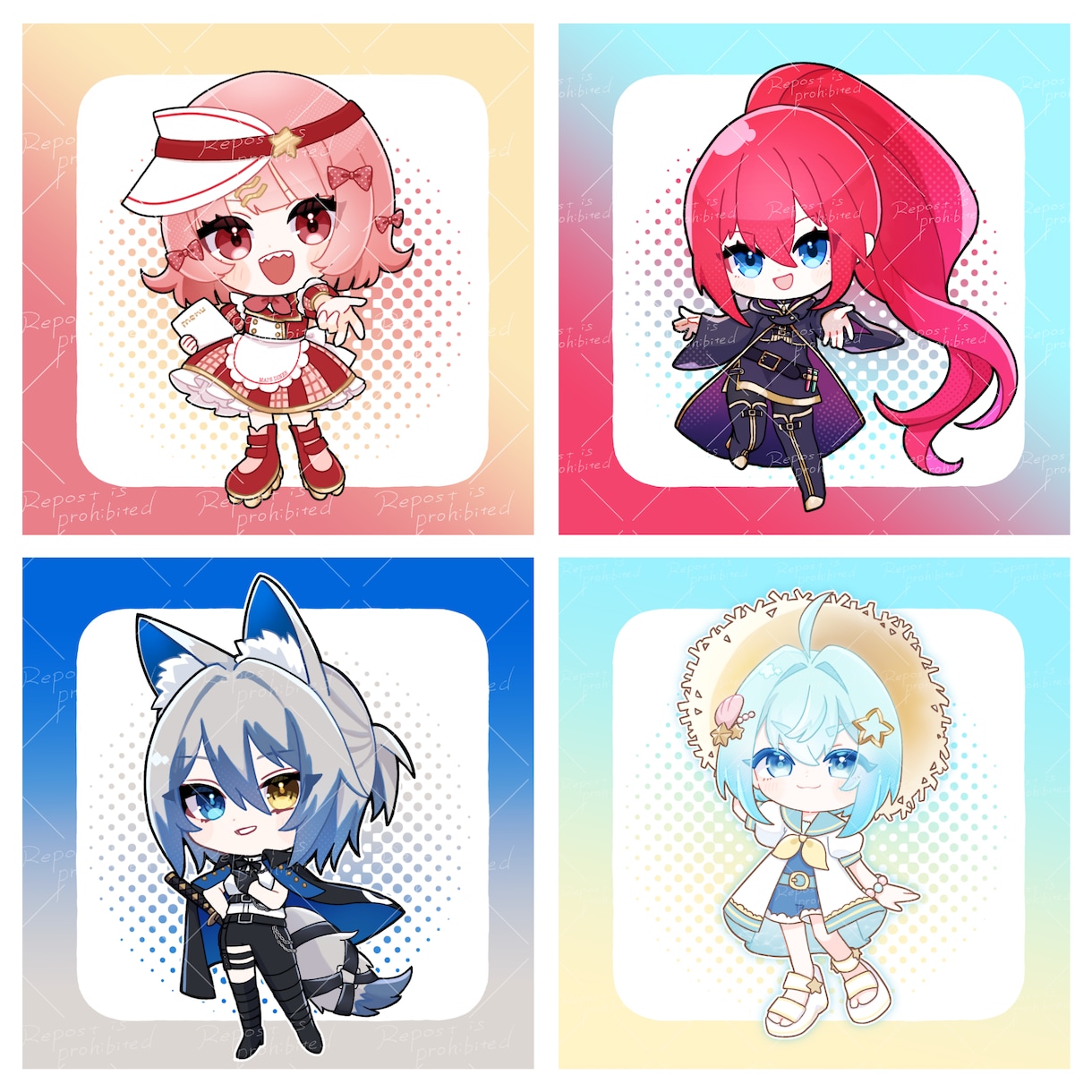 ミニキャライラストお描きします 一部商用利用無料！かわいいミニキャライラストを作成します！ イメージ2