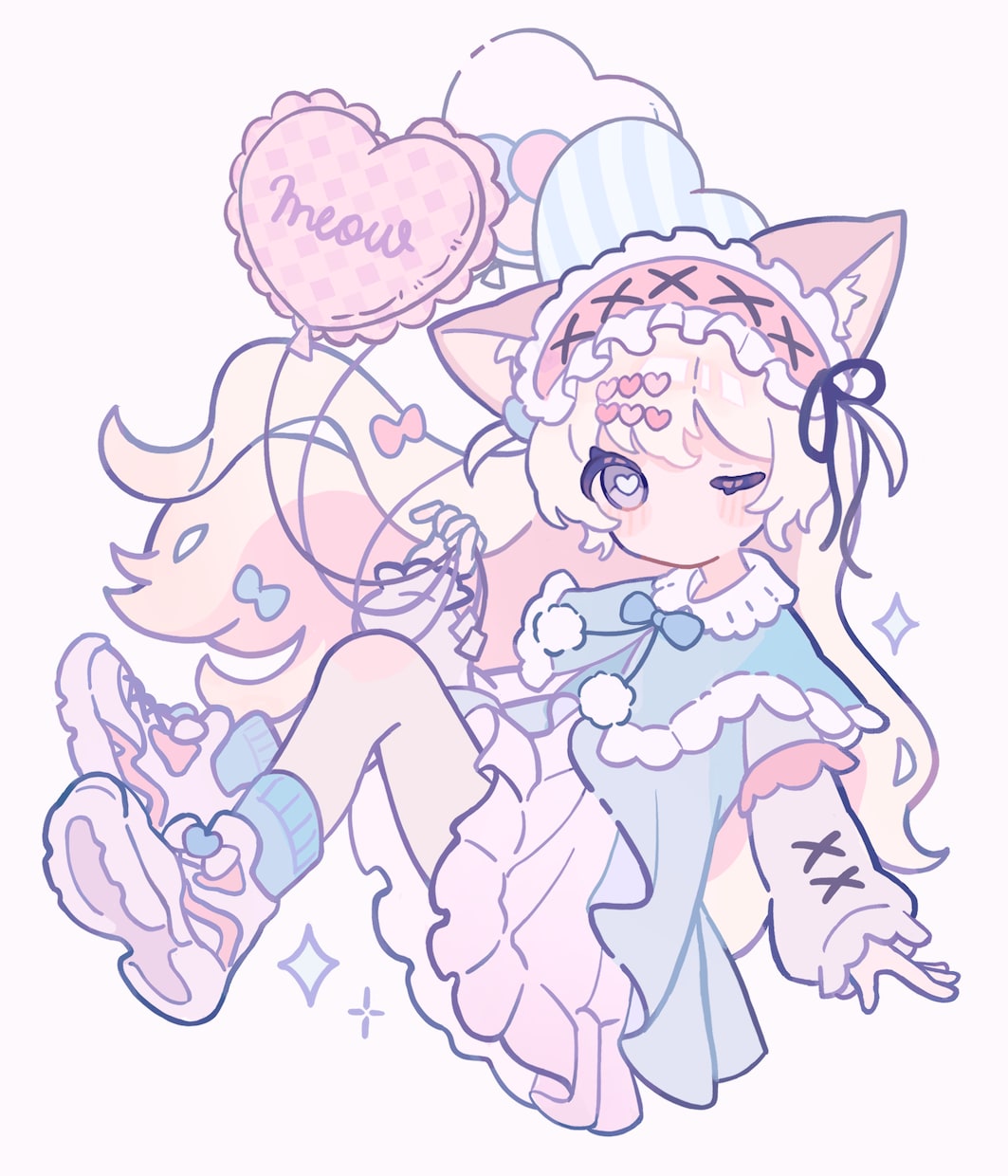 ふんわり温かい透明感のあるイラストをお描きします アイコンやヘッダー、サムネイル、配信画像などにぜひ！ イメージ7