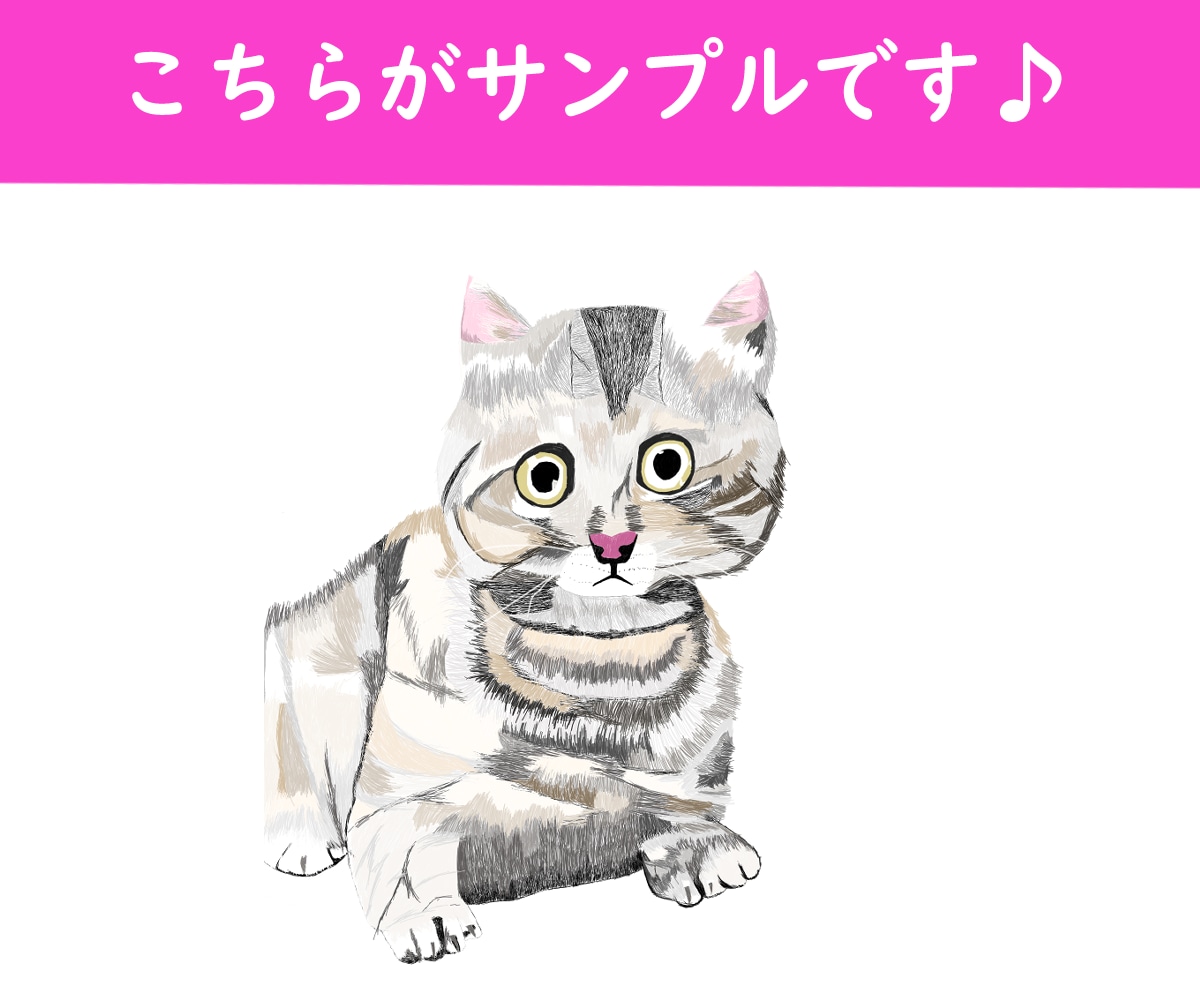 かわいくて愛しい♪うちのこペットイラストを描きます プレゼントにも最適！いぬ・ねこをリアル、アニメ風に制作します イメージ8