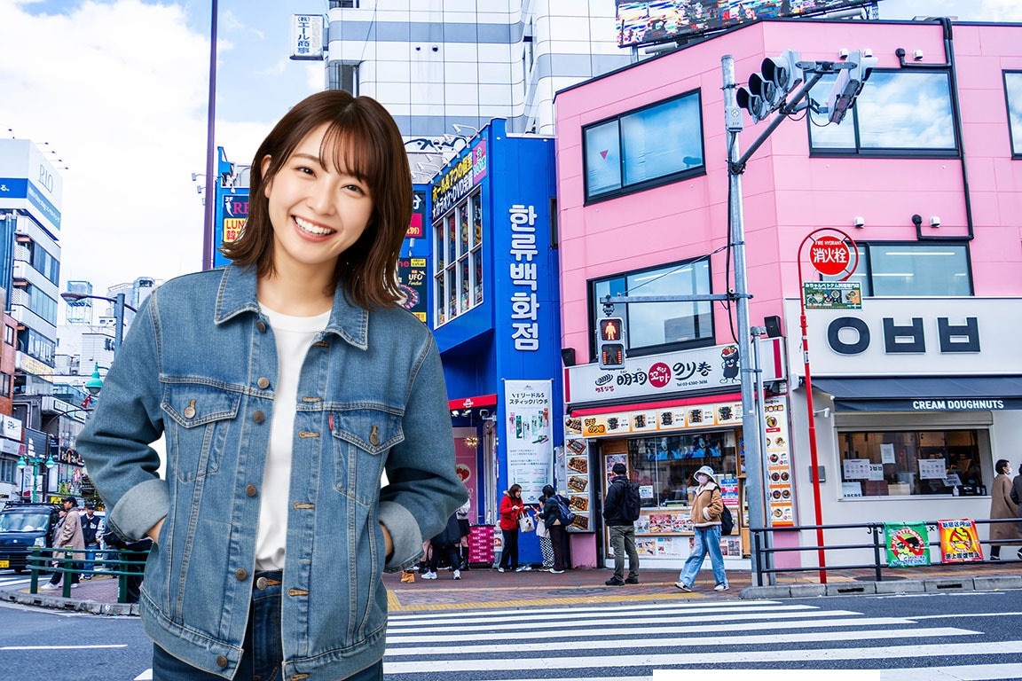 新大久保観光の思い出に街歩き写真をお撮りします ──50分・30枚以上・データ3日後納品・9000円── イメージ1