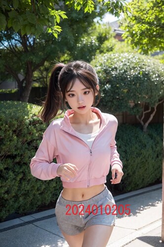 AIで作成したジョギングする女子高生の写真販売ます 実写では撮影が難しい、ジョギングする女子高生のAI写真販売 イメージ5