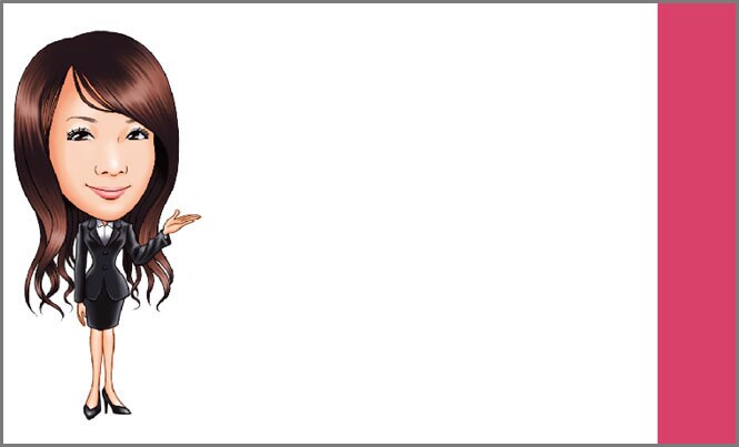 似顔絵名刺を作成致します リアルでちゃんとした名刺を持ちたい方様オススメ！ イメージ2