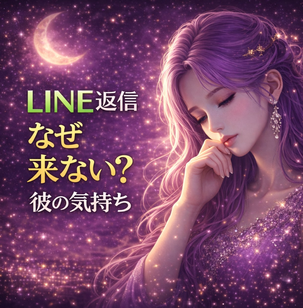 LINEの返信が来ない理由と彼の気持ち視ます ✦ 既読無視・未読の本音を霊感タロットで読み解きます✦ イメージ1