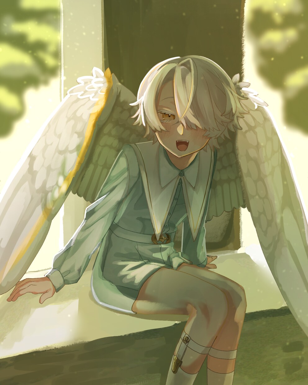 仄暗い雰囲気のイラストを描きます ほんのり不穏でザラついた質感の1枚絵はいかがでしょうか？ イメージ7