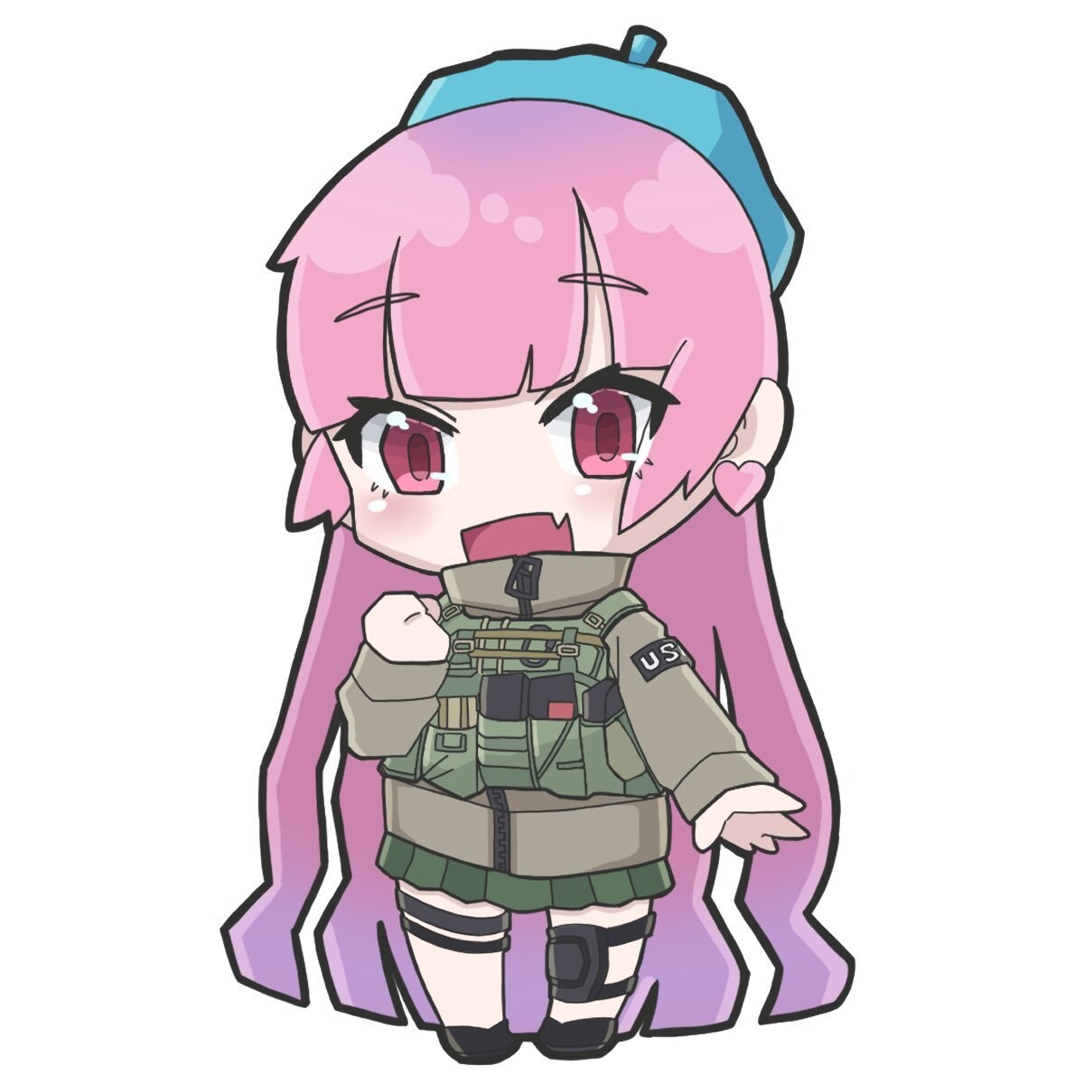SNS用のちびキャライラスト描きます 自分のキャラのちびキャラが欲しい!気軽な形で依頼したい方に! イメージ4