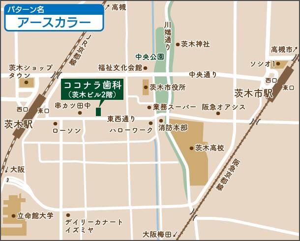 デザインを選ぶだけ! お店までの案内地図を作ります アプリ「乗換路線図」製作会社だから地図のノウハウが豊富です。 イメージ3