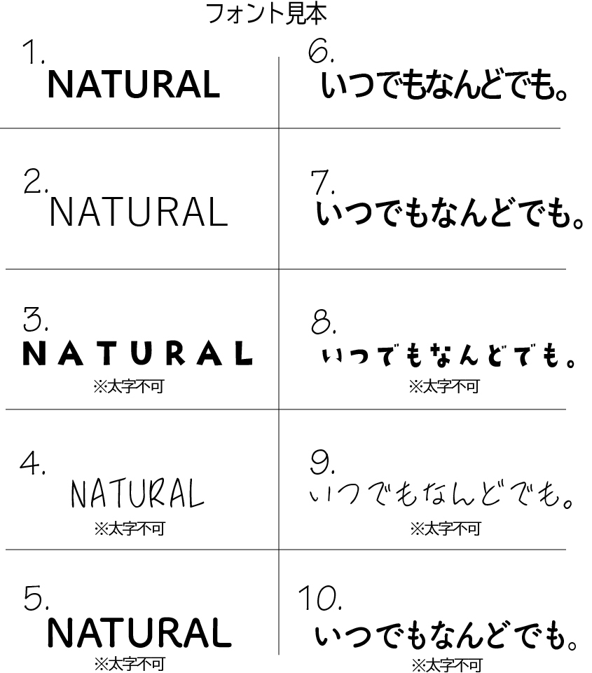 組み合わせを選ぶだけ！簡単に海外風ロゴが作れます シンプル×おしゃれなロゴを作成します イメージ4