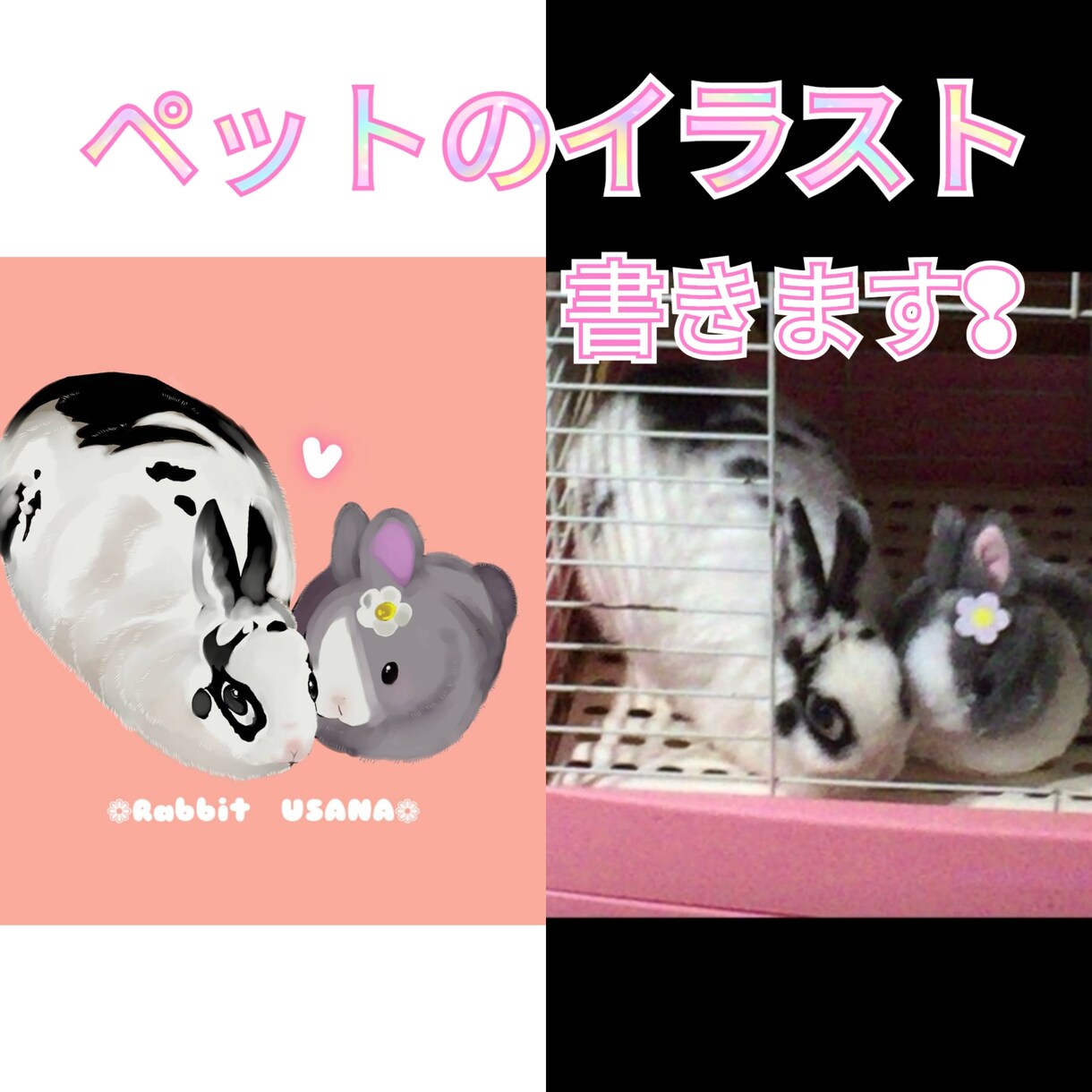 かわいいペットのイラストを書きます 世界に一枚だけのペットイラスト！ イメージ1