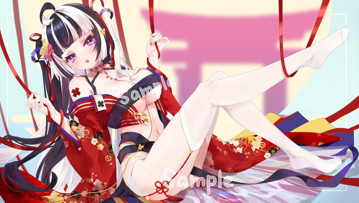 アイコンから一枚絵のイラスト制作いたします Vtuberさん依頼経験多数！納期速対応 イメージ1