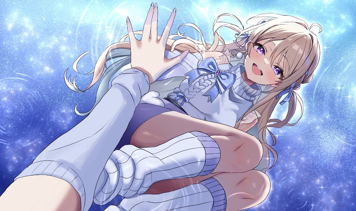 透明感ある女の子イラスト描きます ふんわり夢色、物語のワンシーンに イメージ1