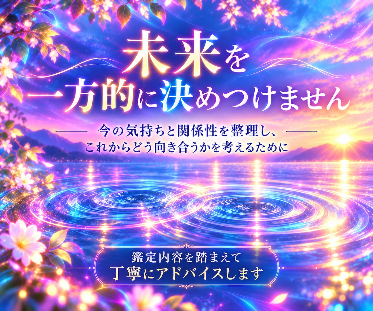 水鏡｜波動共鳴でお相手の気持ちを読み解きます 水を使う独自の波動鑑定で、思考・感情・関係性を丁寧に読み解く イメージ5