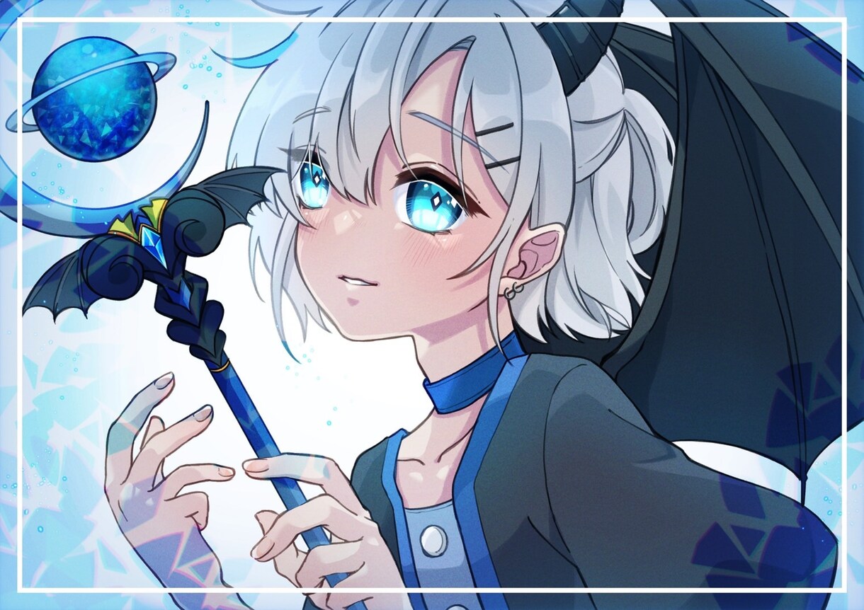 活動者さん向けのイラスト制作します キャラクターデザインや1枚絵制作など承ります イメージ3