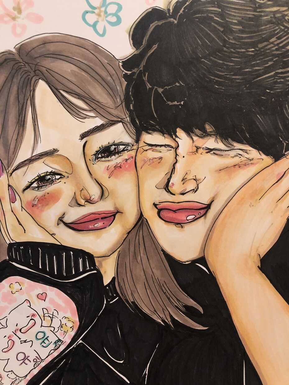 貴方や貴方の大切な人達の似顔絵描きます 写真とはまた違う似顔絵の良さを貴方に。記念に。贈り物に。 イメージ4