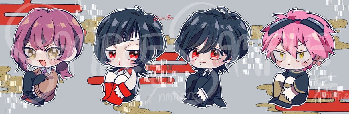 デフォルメキャラクターのSNSアイコン作成します 目を惹くかわいいミニキャラ描きます イメージ3