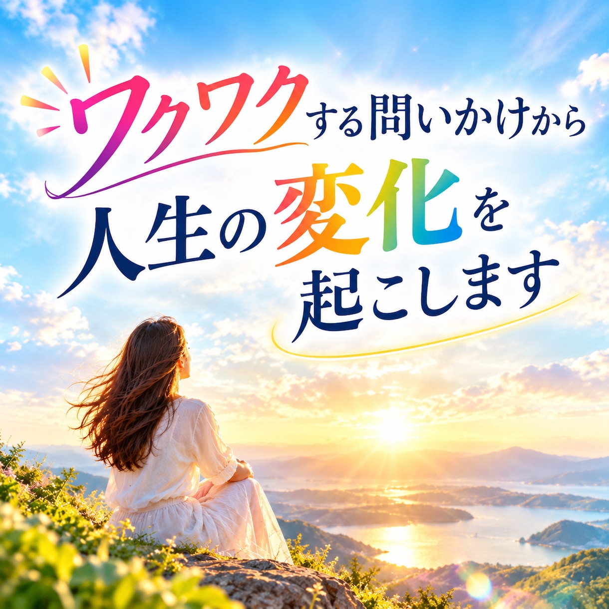 ワクワクする問いかけから人生の変化を起こします 幸せ、豊かさ、愛、喜び、成功をもっと自由に受け取れる人になる イメージ1
