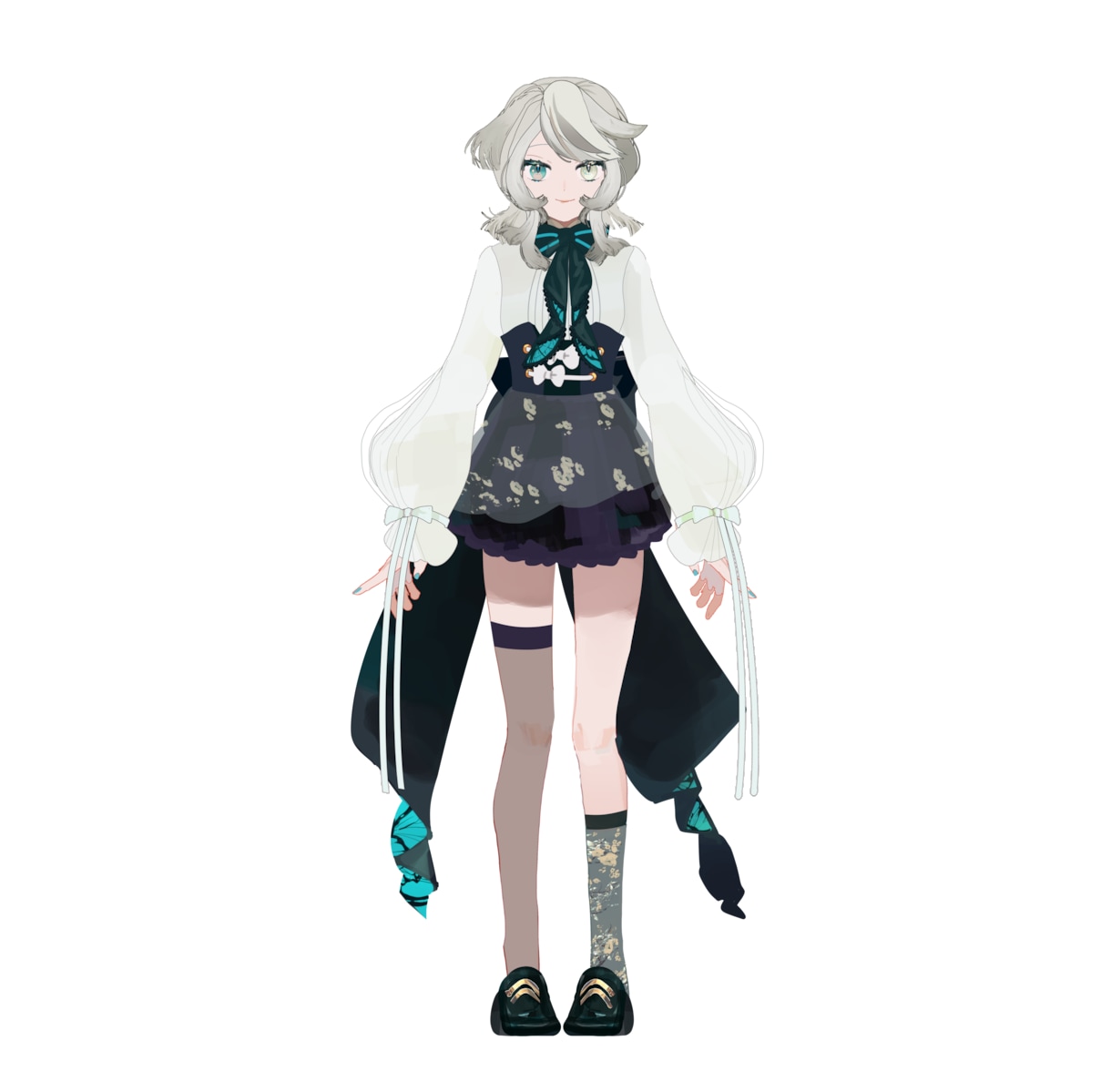 SD〜VTuber3面図パーツ分け描きます 空気感、存在感のあるイラスト作成いたします！ イメージ7