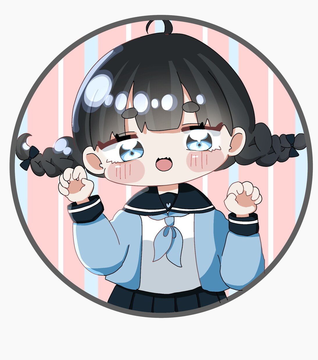 かわいいデフォルメイラストお描きします 圧倒的ぷにぷに！キラキラ！感！ イメージ1