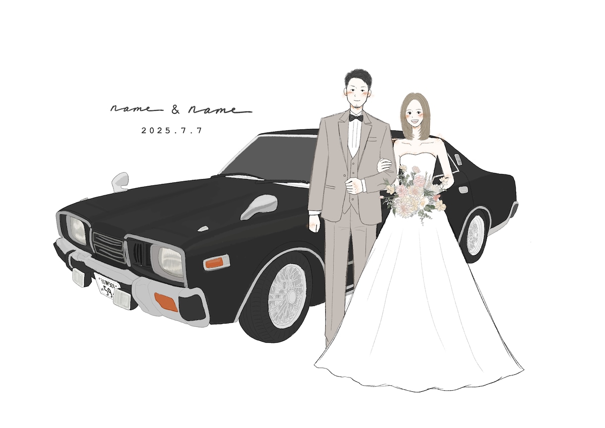 即対応 ◎！可愛いウェルカムボード描きます ウェルカムボード・お祝い・プレゼント・記念にも イメージ7