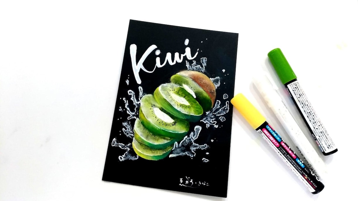 チョークアートの原稿制作を致します まだまだ広まっていないので今ならかなり目を引きます！ イメージ3
