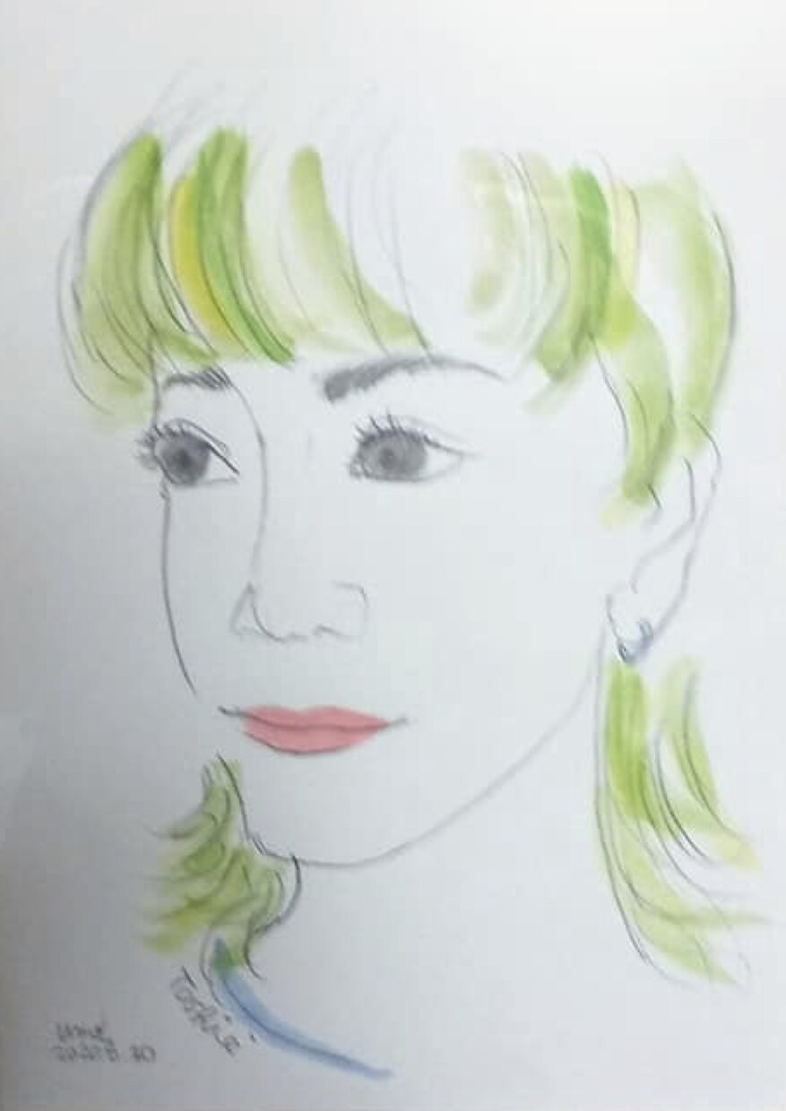 お洒落で美しい肖像画を描きます 画業３０年の洗練されたデッサン力であなたの魅力を引出します。 イメージ2