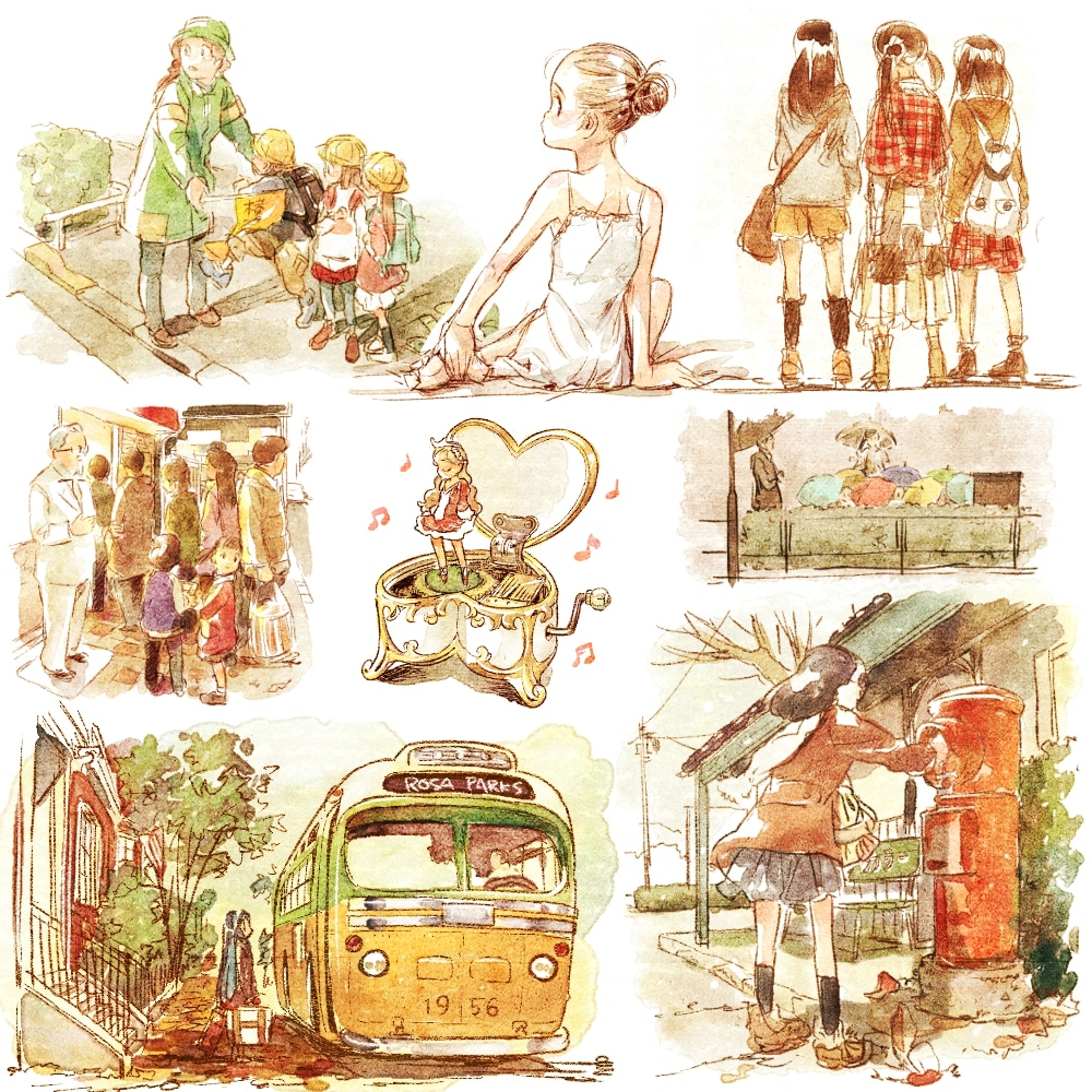 あたたかみのある水彩イラストをお描きします ウェブサイト・チラシ・会報誌などのビジュアル要素に イメージ5