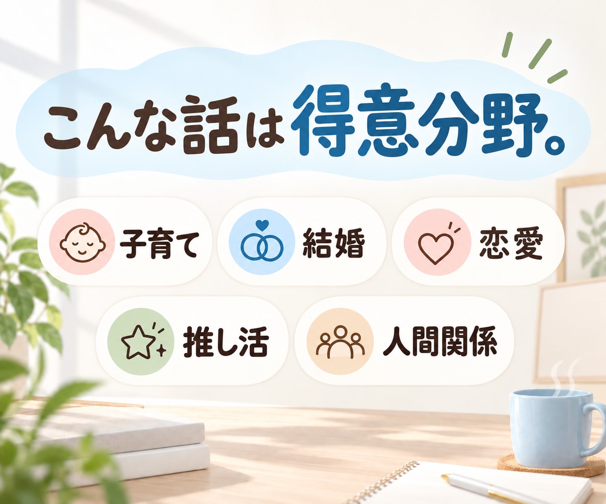 優しさ成分100%|心の整理整頓をお手伝いします ボイスサンプルは動画欄に!まずは短い時間からお試しくださいね イメージ4