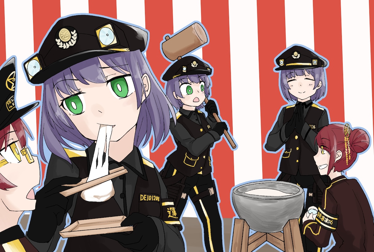 女性オリジナルキャラクターイラスト描きます 柔らかめタッチのキャラクターイラスト イメージ3