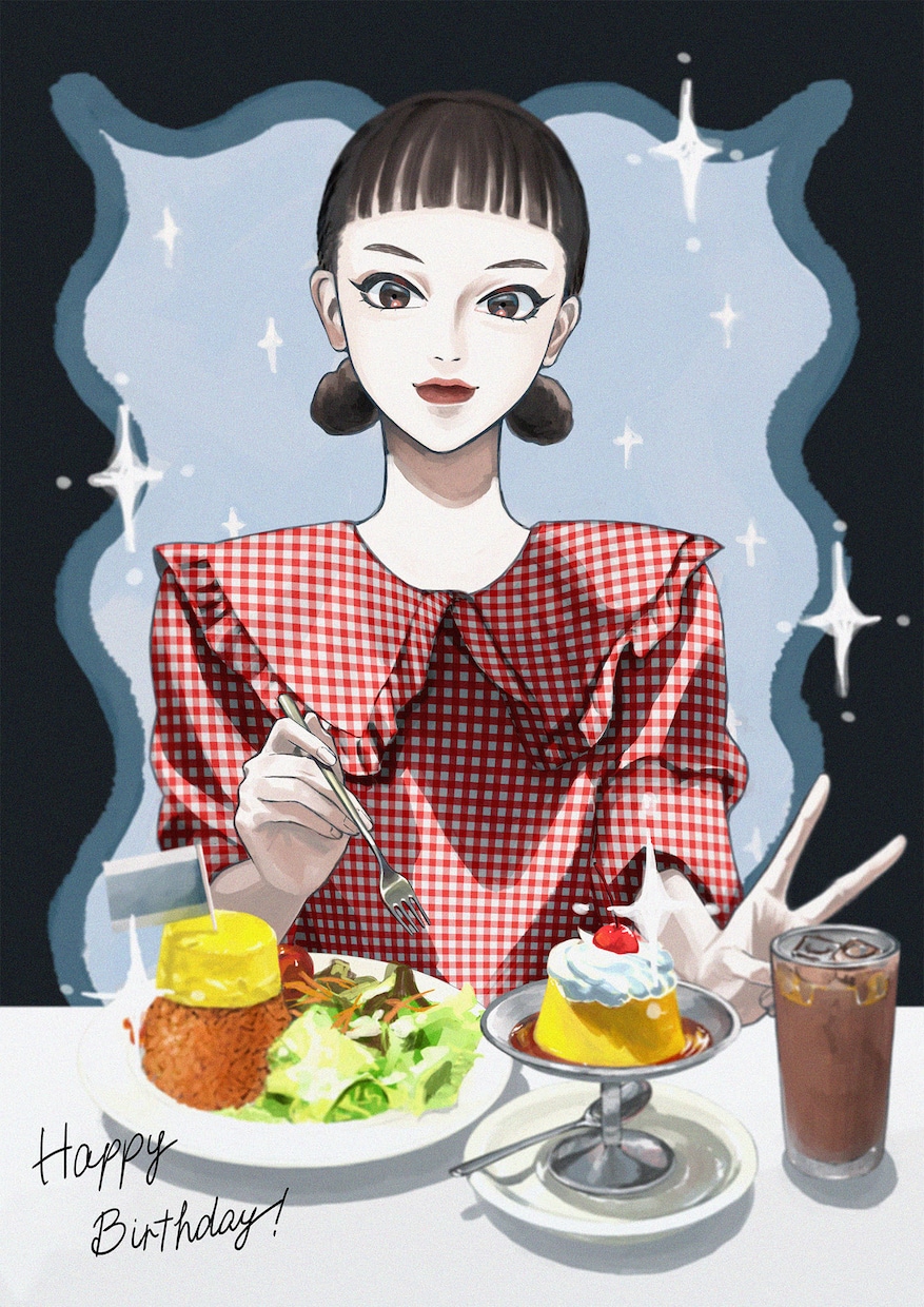 厚塗りSNSアイコン・1枚絵お描きします かっこいい系、闇系、雑誌の表紙っぽい人間を描くのが得意です！ イメージ3