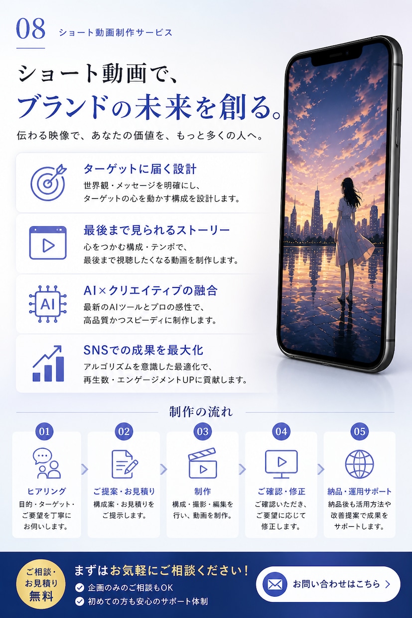 世界観あるPR動画を制作します Instagram・YoutubeShorts対応 イメージ7