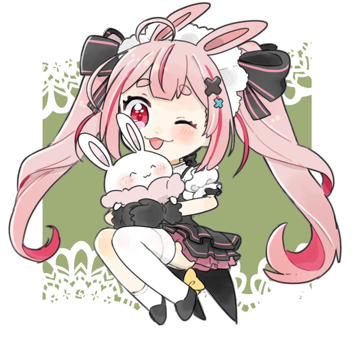 Vtuberさん向けミニキャラクター描きます SNSアイコン・グッズ・動画サムネイルのワンポイントに！ イメージ3