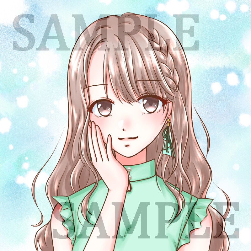 魅力的なSNSアイコン描きます かわいいからかっこいいまで対応、アイコン作成 イメージ3