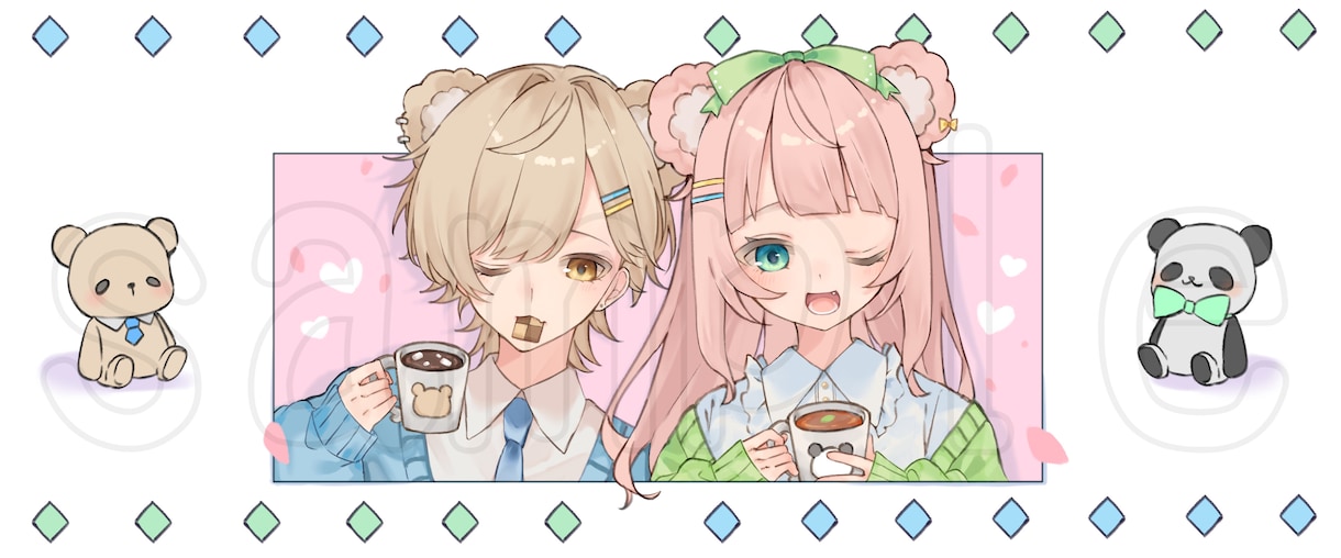 SNSアイコン/サムネイル/イラスト作成いたします 商用、商品利用にもおすすめ！可愛いイラスト描きます！ イメージ3