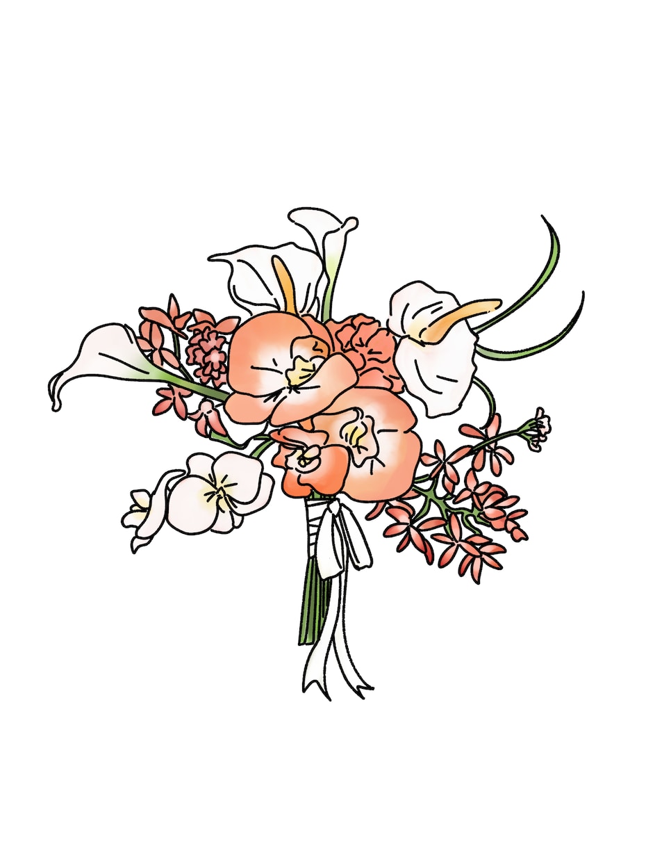 商用ok！ちょっとおしゃれで個性的な線画描きます 結婚式のペーパー類やアイコン、挿絵など用途沢山！ イメージ3