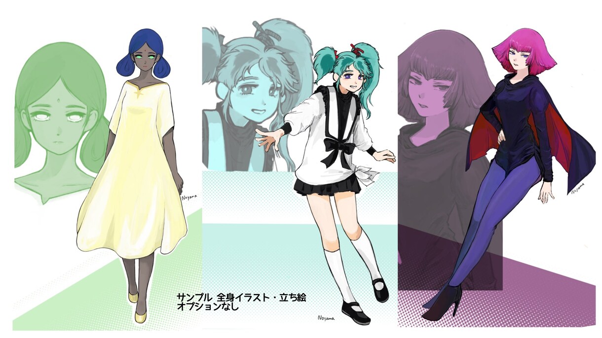 イラスト制作承ります 立ち絵、アイコン、サムネイル、一枚絵など イメージ5