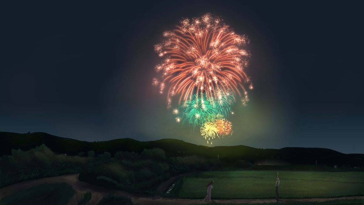 綺麗な夜空の背景イラスト描きます 心惹かれる美麗な夜空はいかがですか？ イメージ1