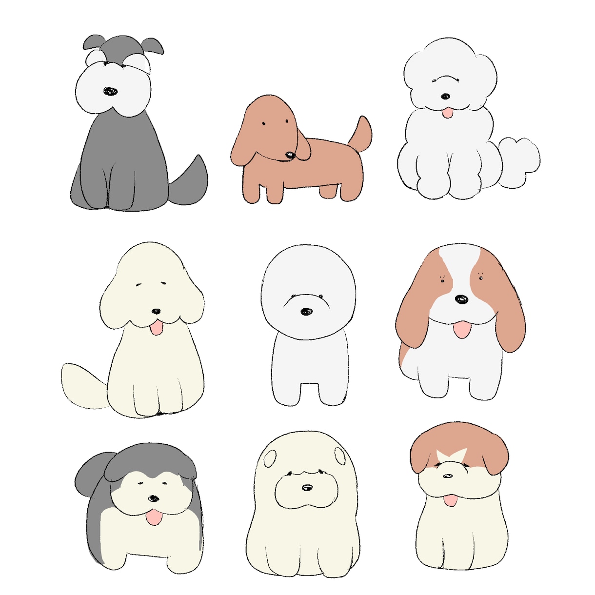 ゆるいイラスト＆アニメおつくりします ゆるくてかわいいいきものをかきます。 イメージ5