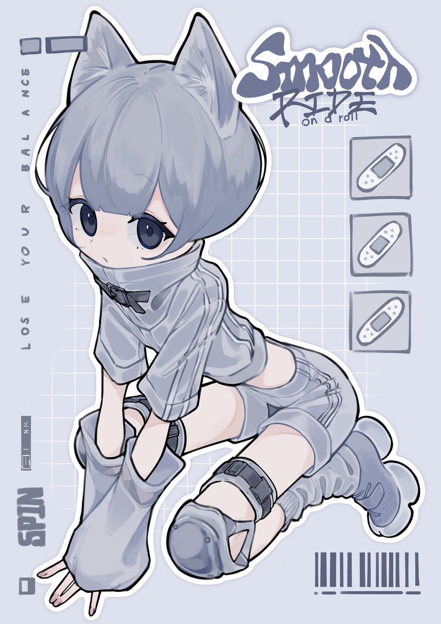 アイコンやSpoon等の配信画面描きます 地雷系や白系の女の子をメインに可愛いイラストを届けます‼️ イメージ3