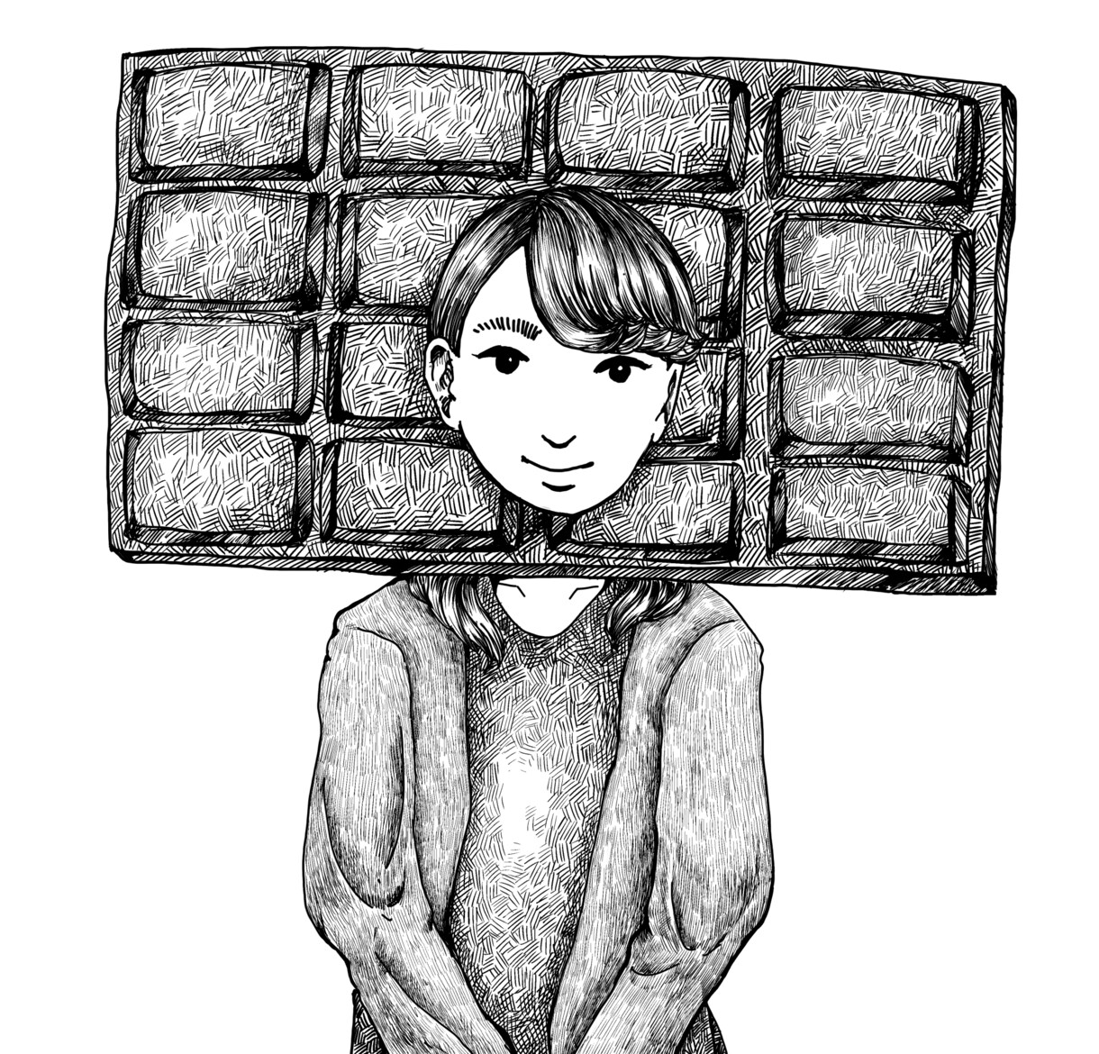 ペン画タッチでのイラストを作成します サイトに載せたり、アイコンの絵を線画にしたい方にオススメ イメージ4