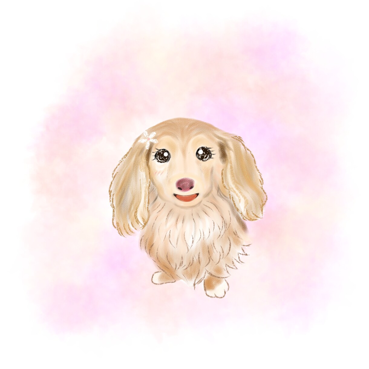 シンプル。ふわっとした優しい似顔絵イラスト描きます 商用利用可。挿絵やアイコンに使えるシンプルなイラスト作ります イメージ6