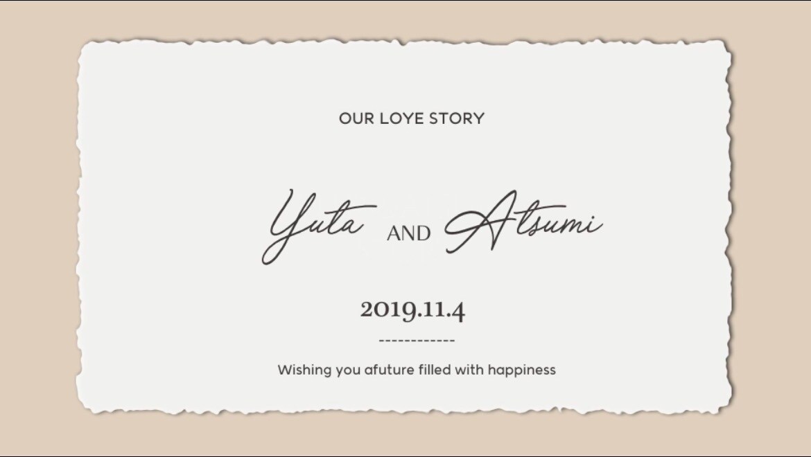 高品質♡女性クリエイター♡がオープニングを作ります ★丁寧・親切★に素敵な結婚式の思い出作りをサポート致します♡ イメージ10