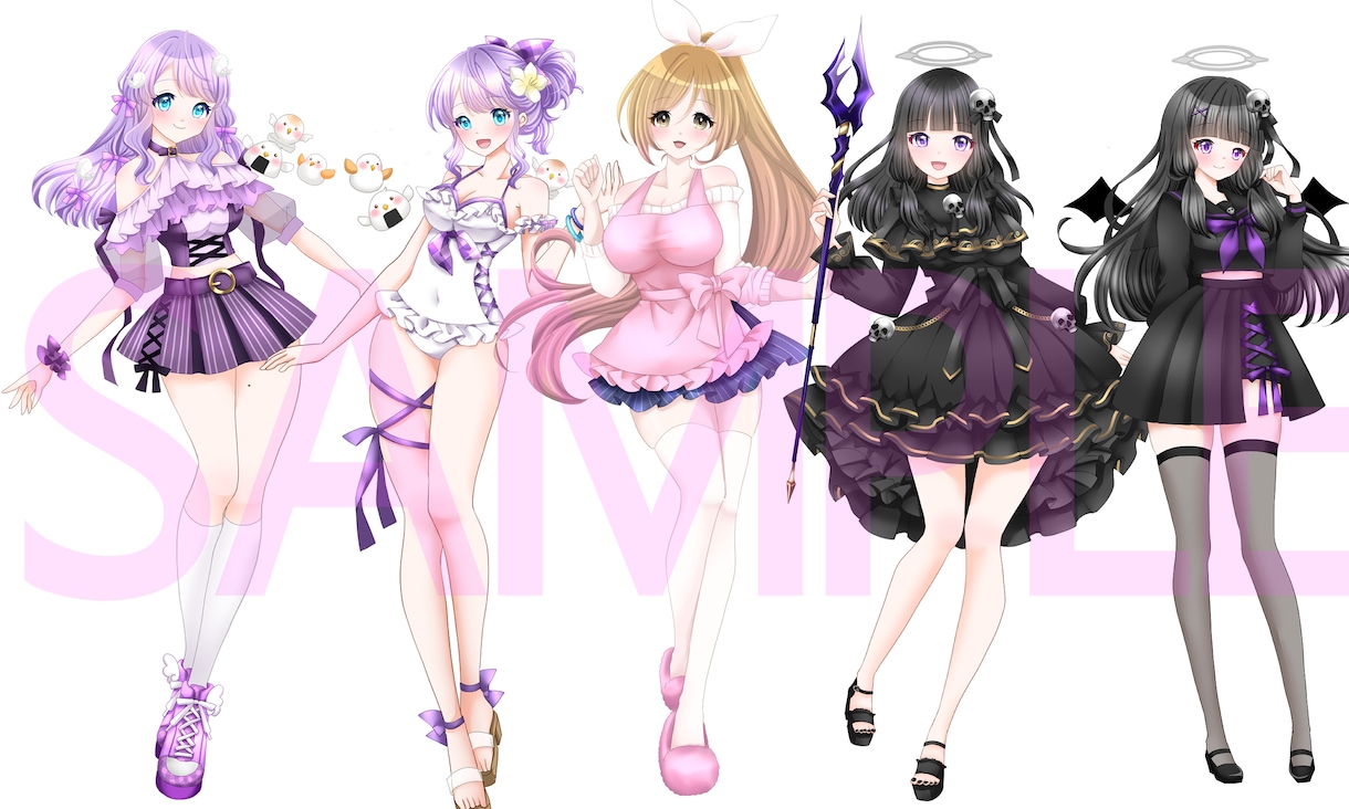イリアムなどの立ち絵描きます イリアム・オリジナル承ります！お気軽にご相談ください。 イメージ3