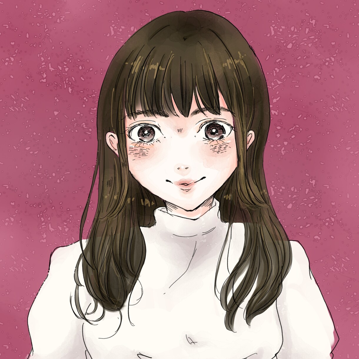 SNSアイコンやイラストを描きます おしゃれで透明感あふれる、あなたのためのイラスト◎ イメージ5