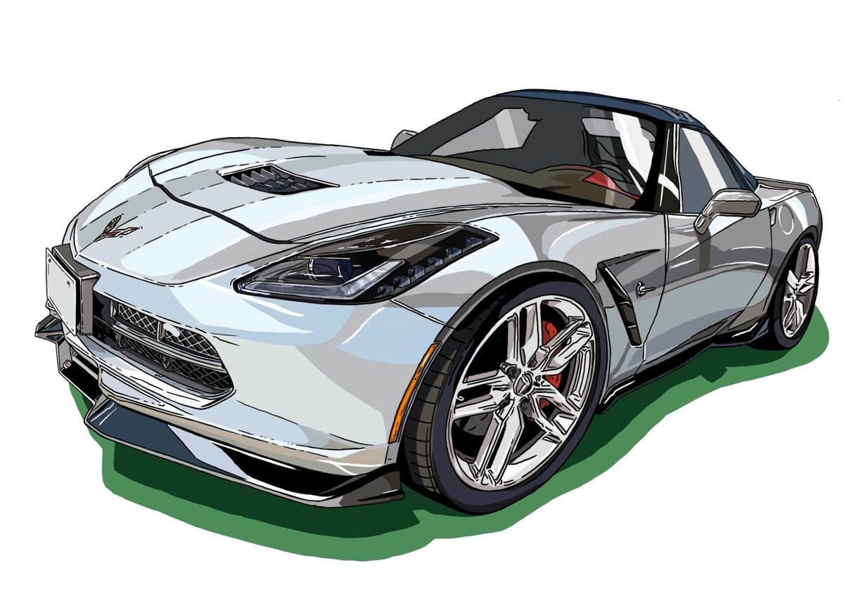 お車のイラストを作成いたします ちょいデフォルメ、ちょいリアル イメージ5