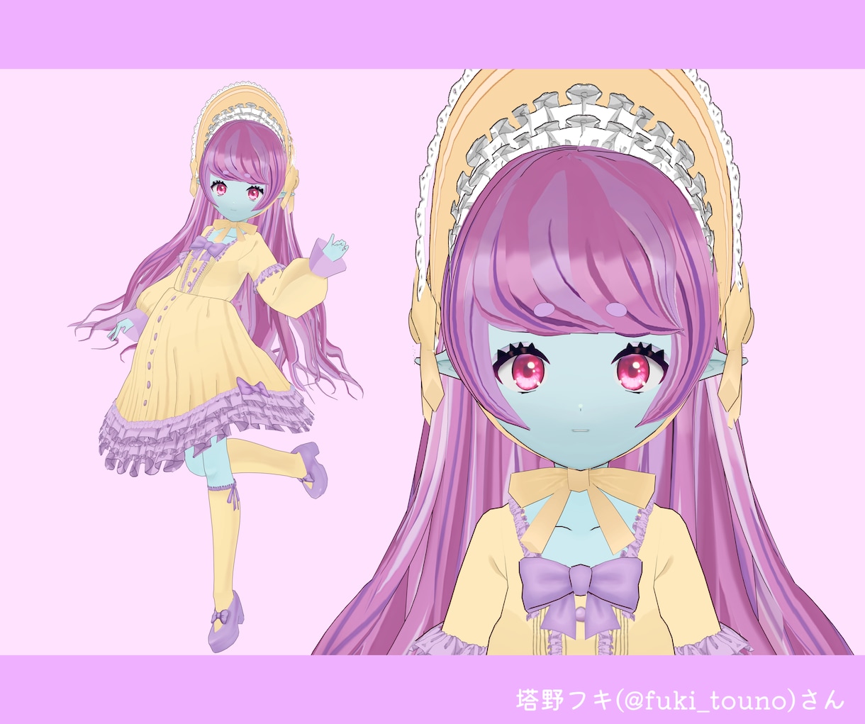 VRoidにて3Dモデル制作致します VRChatやVTuber活動にどうぞ！ イメージ7