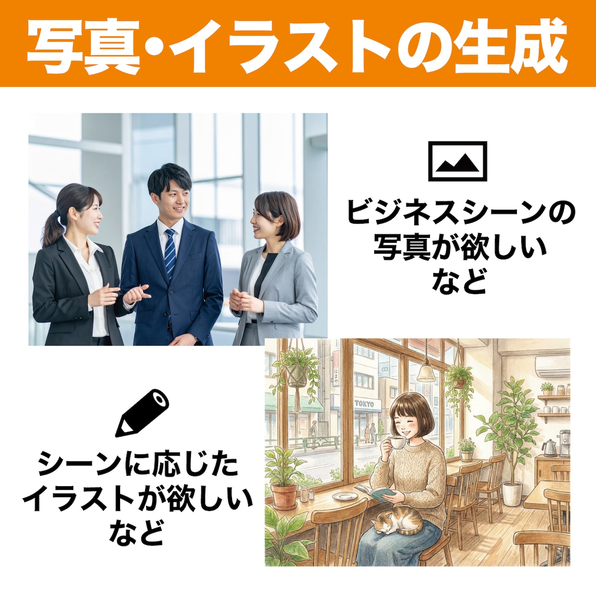 生成AIを用いた画像生成、編集を代行します Gemini、NanoBanana Proを使用した画像生成 イメージ2