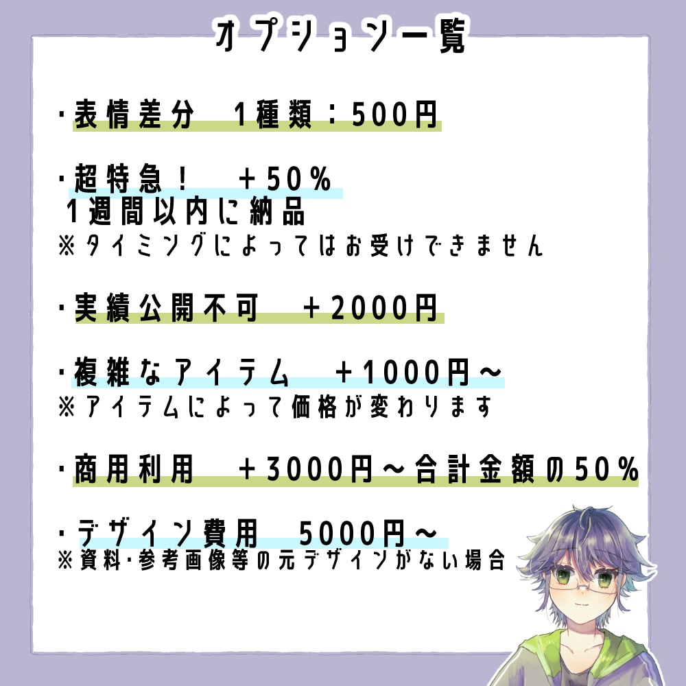かわいいデフォルメイラスト描きます SNS・動画配信・showroomでおススメのミニキャラ イメージ5